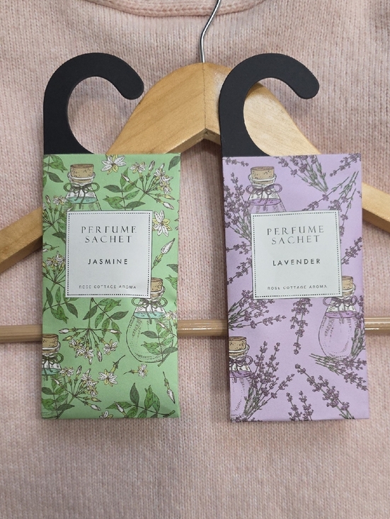 Other - Set Of 3 Perfume Sachets - Lavender, Jasmine, White Cotten Or Fresh Linen
